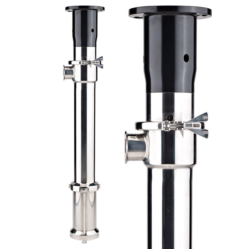 Exzenterschneckenpumpwerk_B70V-D_120-1 B70V progressive cavity pumping unit in PURE design