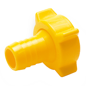 Schlauchanschluss_PP_gelb_0204_409 PP hose connection