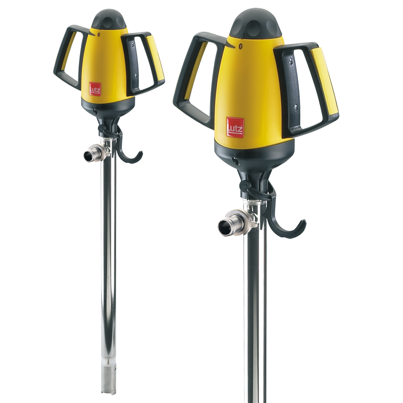 Fasspumpe_B2_Vario_Edelstahl LUTZ Elektrische Fasspumpe, Laborpumpe B2 Vario für Säuren, Laugen, Chemikalien, Öl