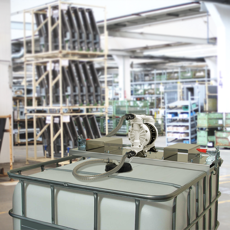 IBC Traverse Membranpumpe Anwendungsbereich